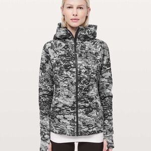 Lululemon Scuba Hoodie *Light Cotton FleeceMasked Lace Starlight Black